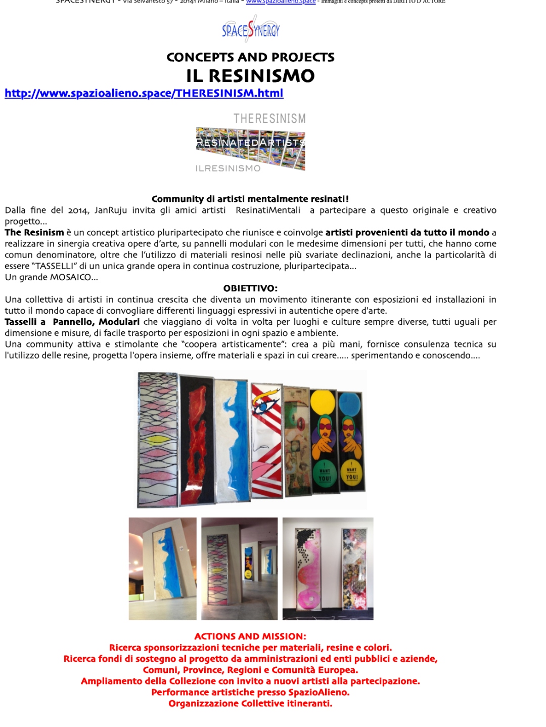 The Resinism — TheResinism concept, modular resin panels